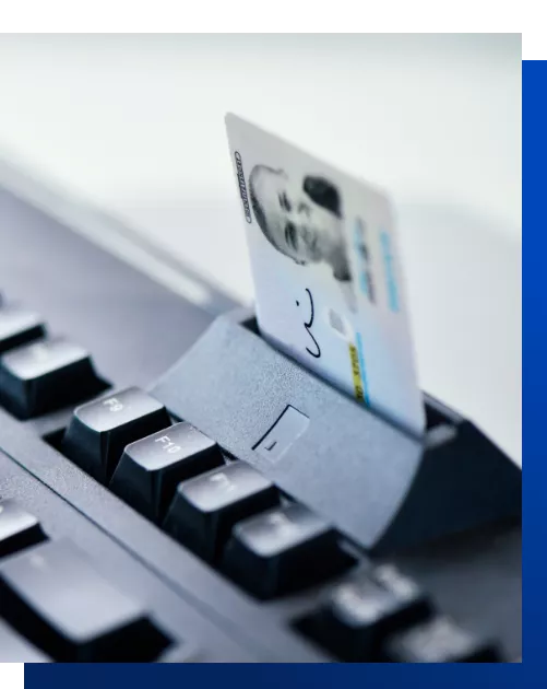 Identity card reader