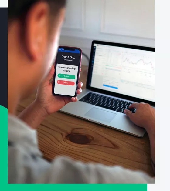 Mobile Login CRM Promo Left