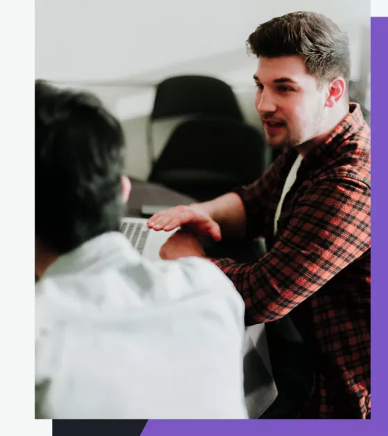 Partner Talking Promo Right