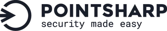 Pointsharp Horizontal Logo Tagline Almost Black
